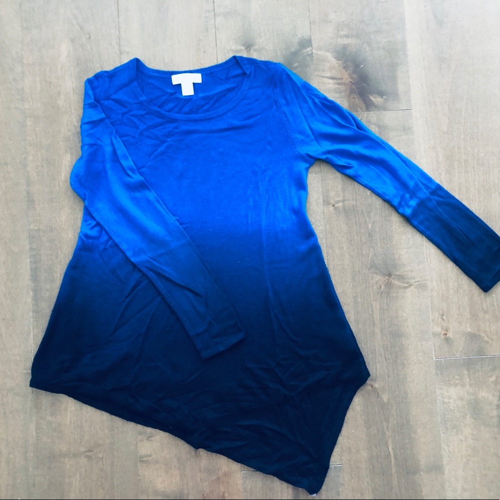 Ombré maternity long-sleeve - S
